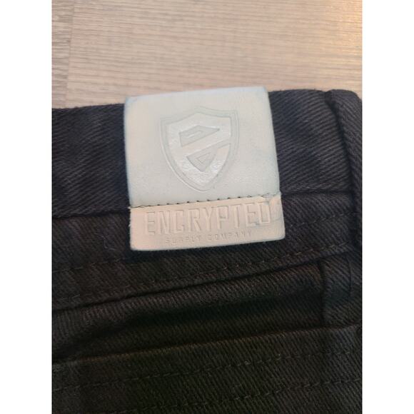 Encrypted size 7 boys distressed with red lining jeans - Picture 5 of 7